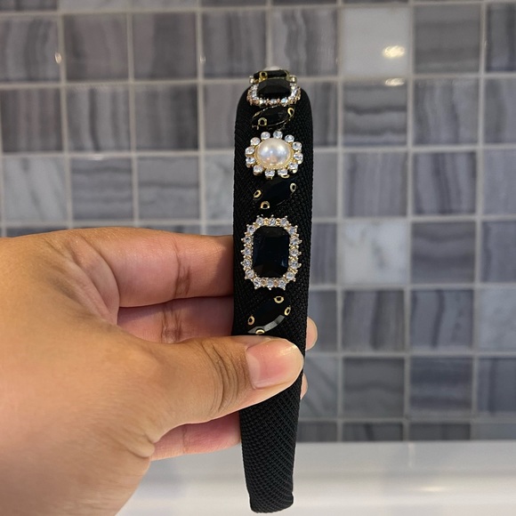 COPY - Black jeweled headband - Picture 3 of 4